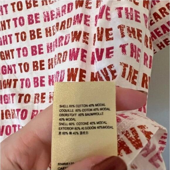 Anthropologie Maeve VOTE Right To Be Heard Graphic Tee - Picture 6 of 6